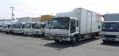 大阪の引越し業者 プロスタッフの保有トラック